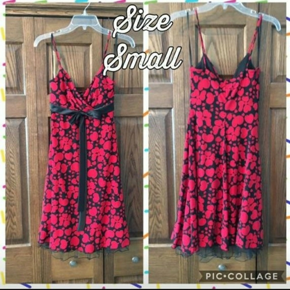 Red and Black Dress Size Small